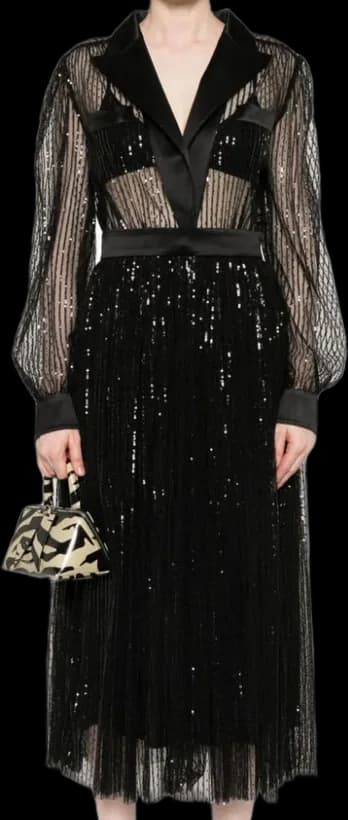 Black evening dress