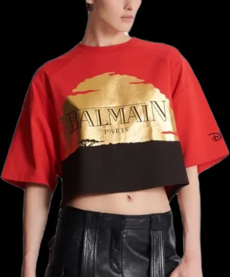Graphic crop top